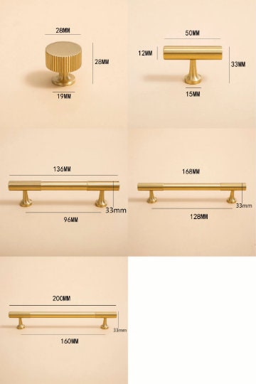Minimalist Drawer Pulls Furniture Knobs Handles, Soild Brass boho Cabinet Pulls, Gold Dresser Pull Knobs handle, round brass pull