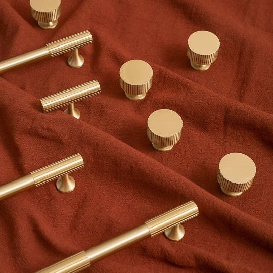 Antique Brass Cabinet Handles Pulls, Vintage Bronze Drawer Pulls, Stain Brass Dresser Pull handle, Wardrobe Brass pull, Furniture Hardwares