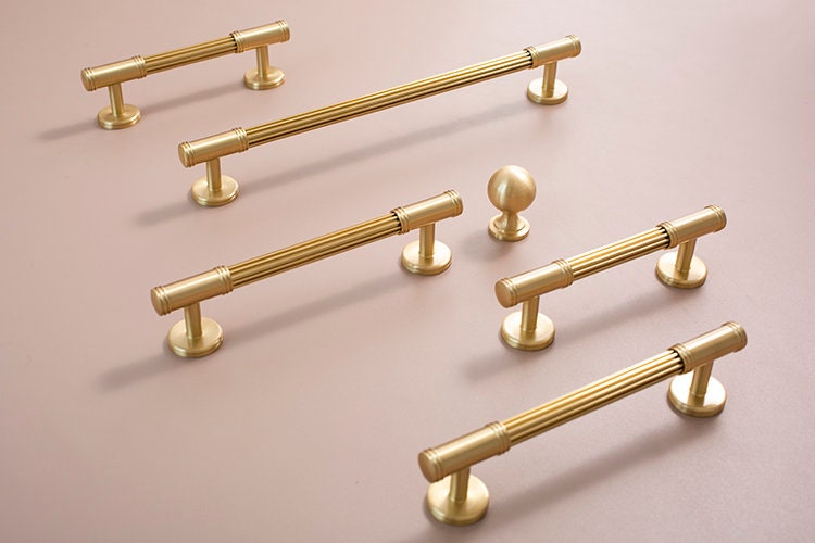 Premium stripe Cabinet Pulls handles, Drawer Pulls Knobs Handles, Gold Dresser Knobs handle, wardrobe handle pull, ikea hemnes knobs