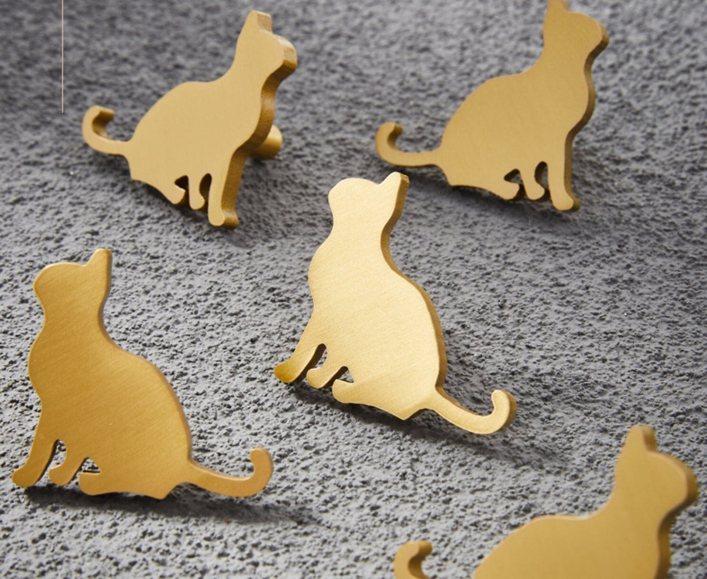 A pair of kittens Cabinet Knob, bedroom Animal Knobs drawer Knobs and Pulls, dresser handle knob, Wardrobe handle knob, furniture Hardware