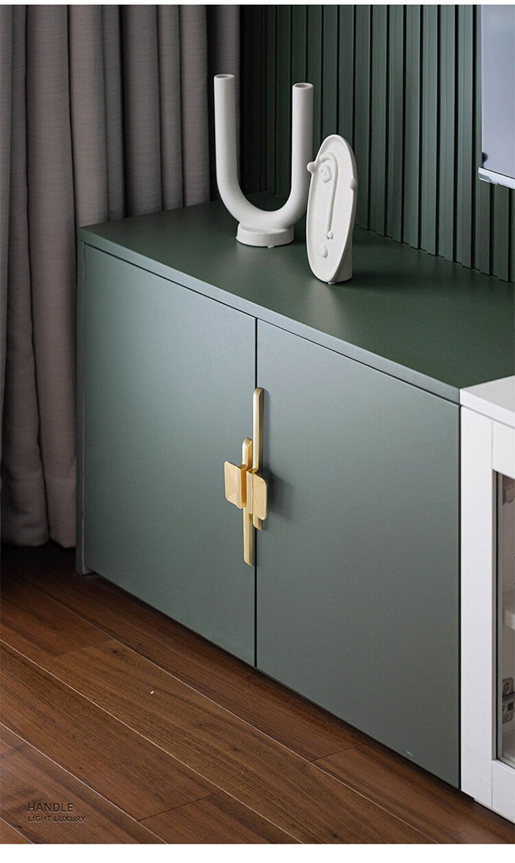 Minimalist Drawer Pulls Knobs Handles, Modern Cabinet Pulls, Gold Black Dresser Knobs handle, modern Furniture Hardware