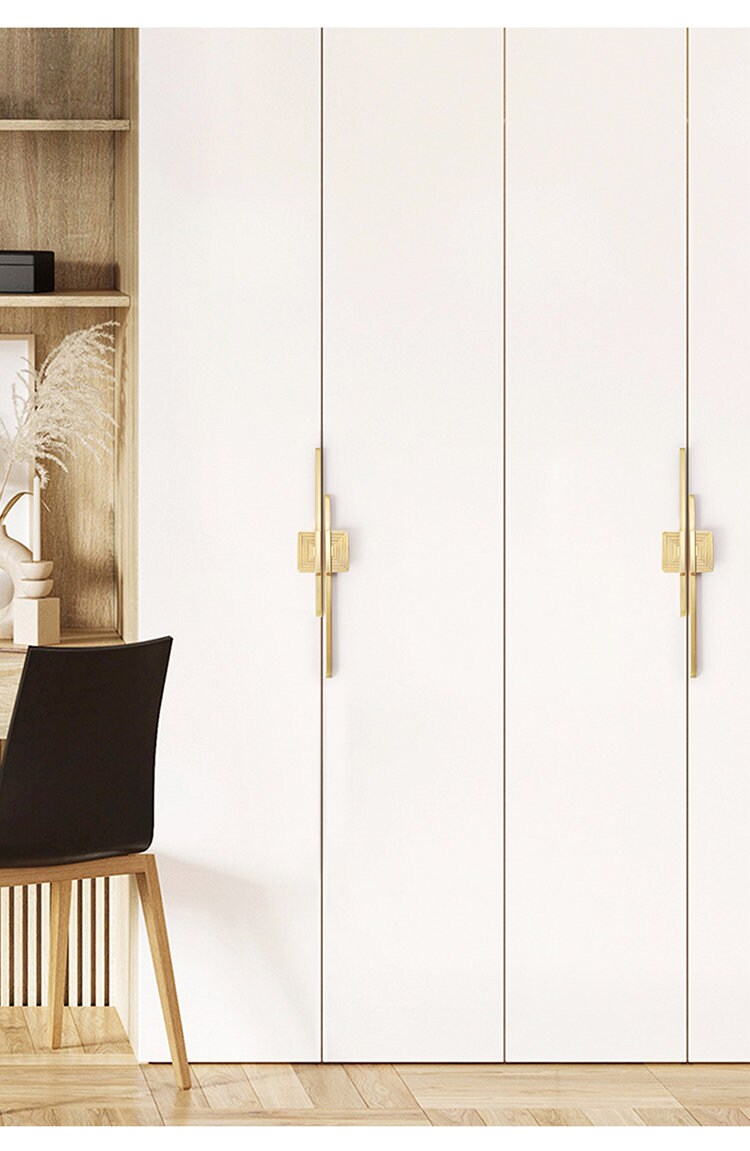 Minimalist Drawer Pulls Knobs Handles, Modern Cabinet Pulls, Gold Black Dresser Knobs handle, modern Furniture Hardware
