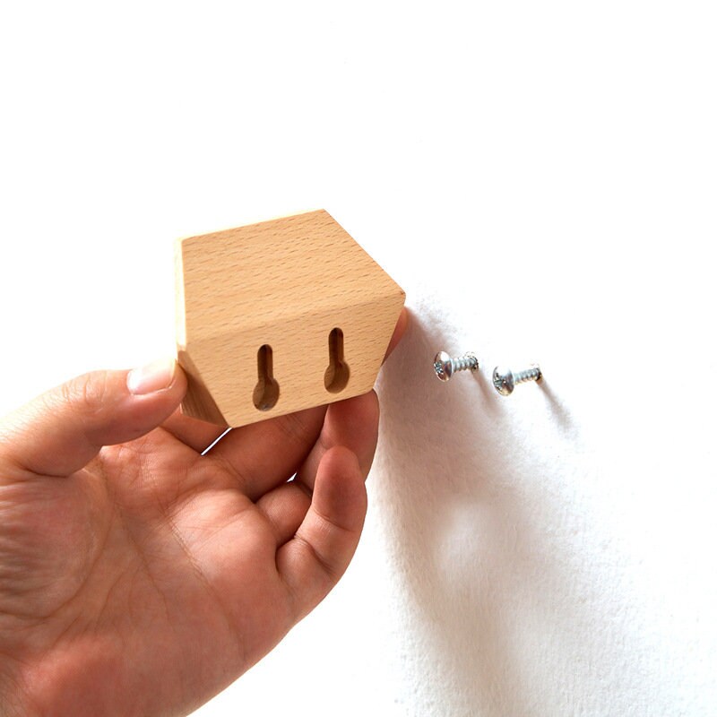 Nordic Wall Hooks, Handmade wall hook, Soild wood wall hook hanger, towel hook, bag hook, bedroom hook, cap hook, clothes hook