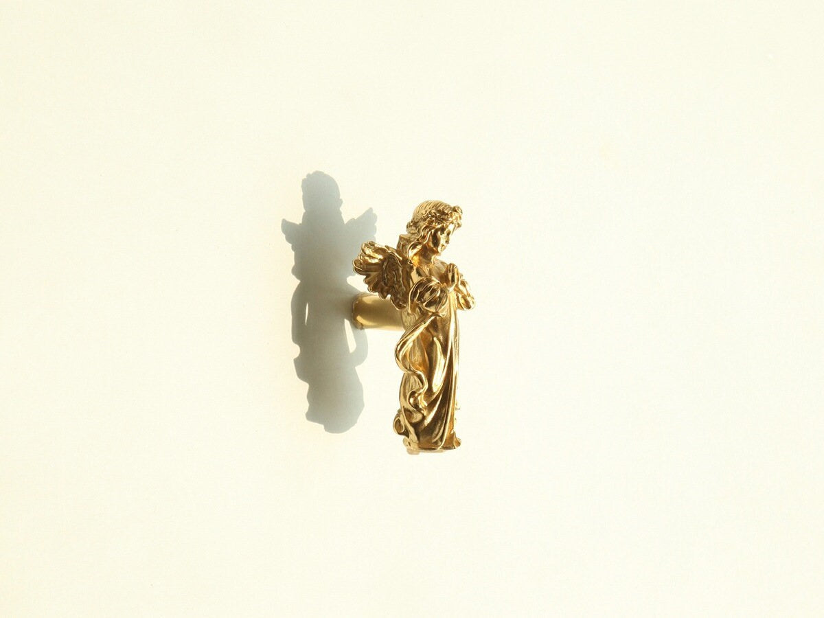 Angel Vintage Drawer Pull handle pull Wardrobe handle Brass Cabinet Handle Knobs, Pulls Knobs Dresser Knobs Handles Furniture hardware
