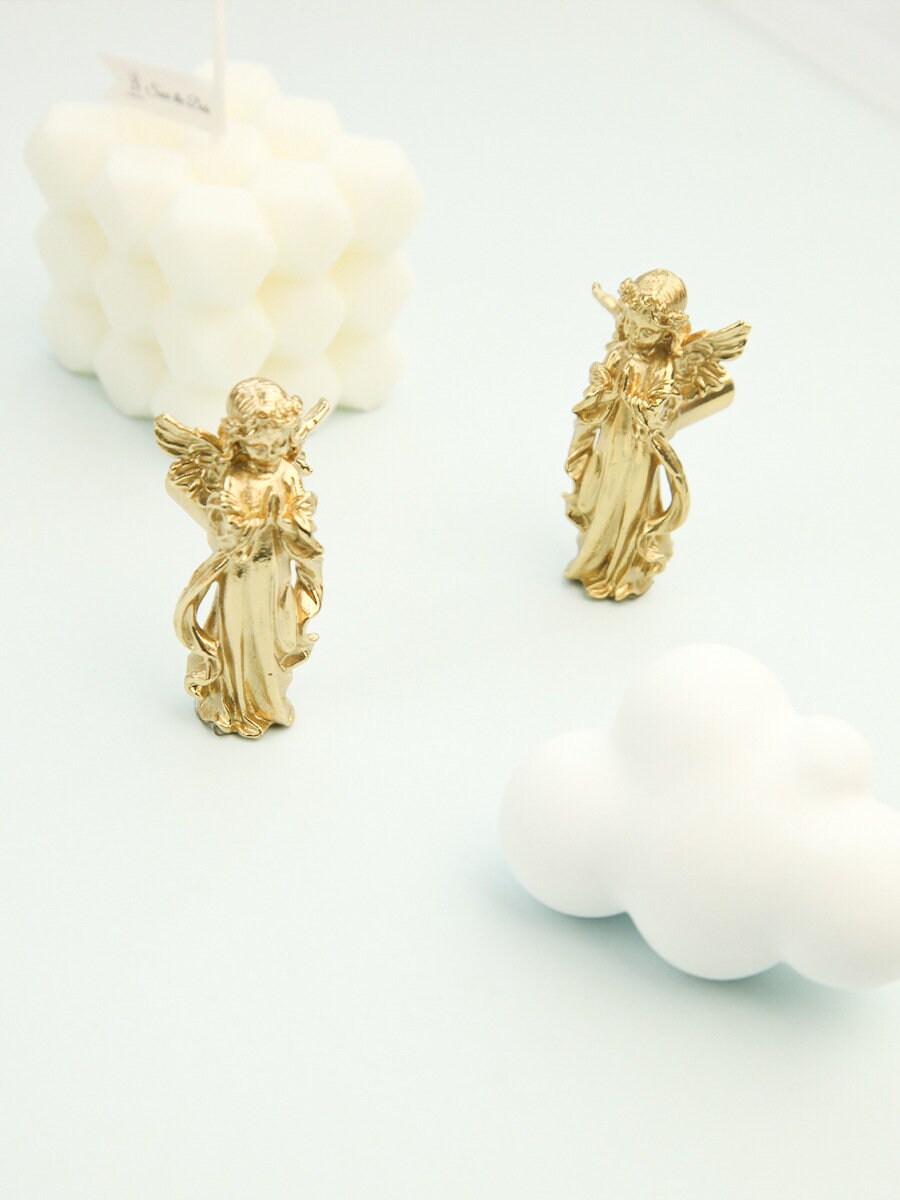 Angel Vintage Drawer Pull handle pull Wardrobe handle Brass Cabinet Handle Knobs, Pulls Knobs Dresser Knobs Handles Furniture hardware