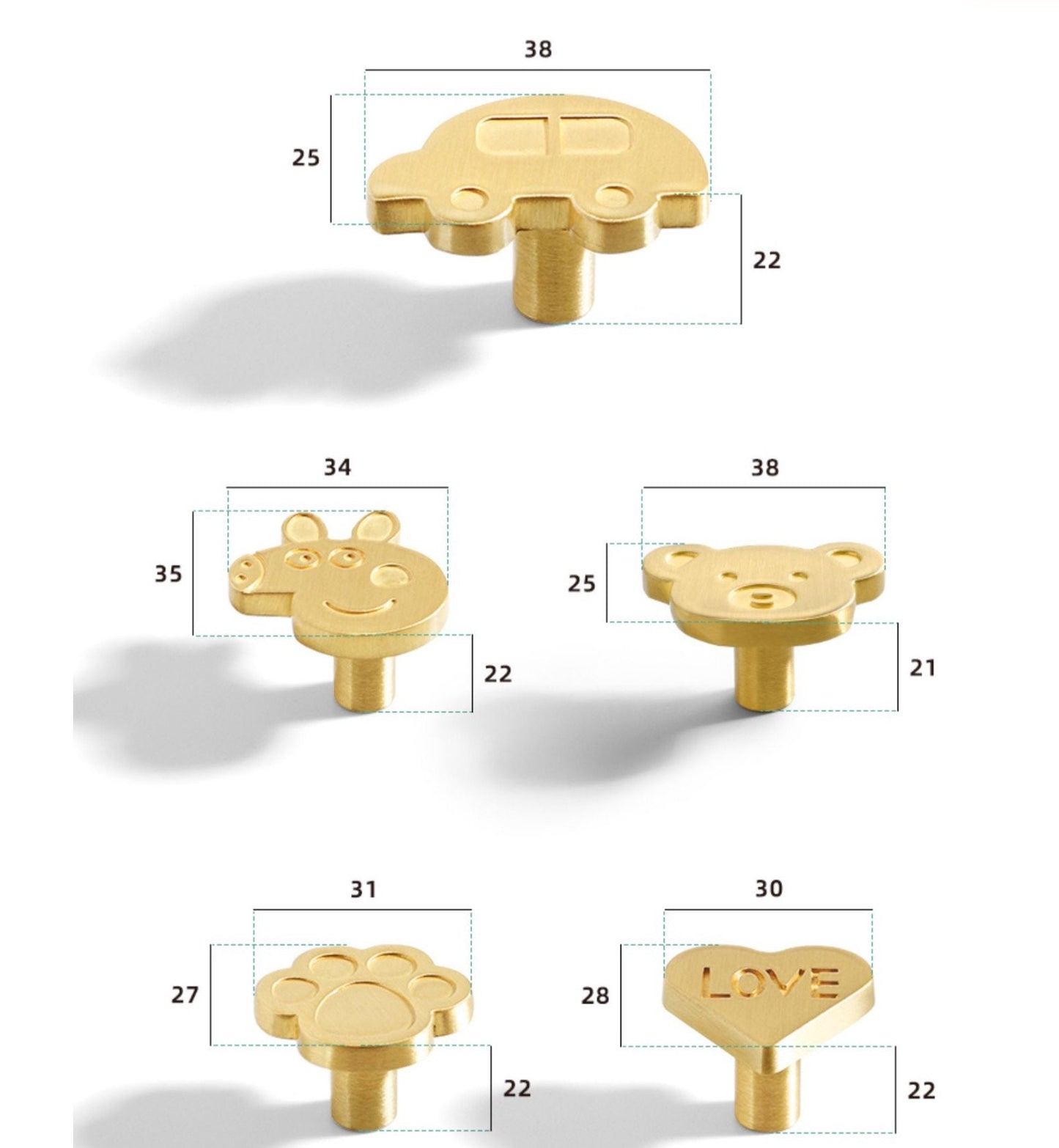 Animal Drawer handle Knobs Cabinet Door Handles nursery room handle bear drawer Knobs and Pulls furniture Handles cabinet Hardware