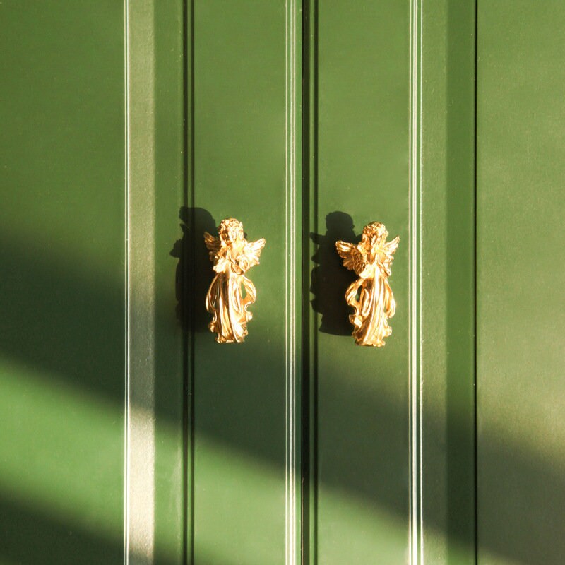 Angel Vintage Drawer Pull handle pull Wardrobe handle Brass Cabinet Handle Knobs, Pulls Knobs Dresser Knobs Handles Furniture hardware