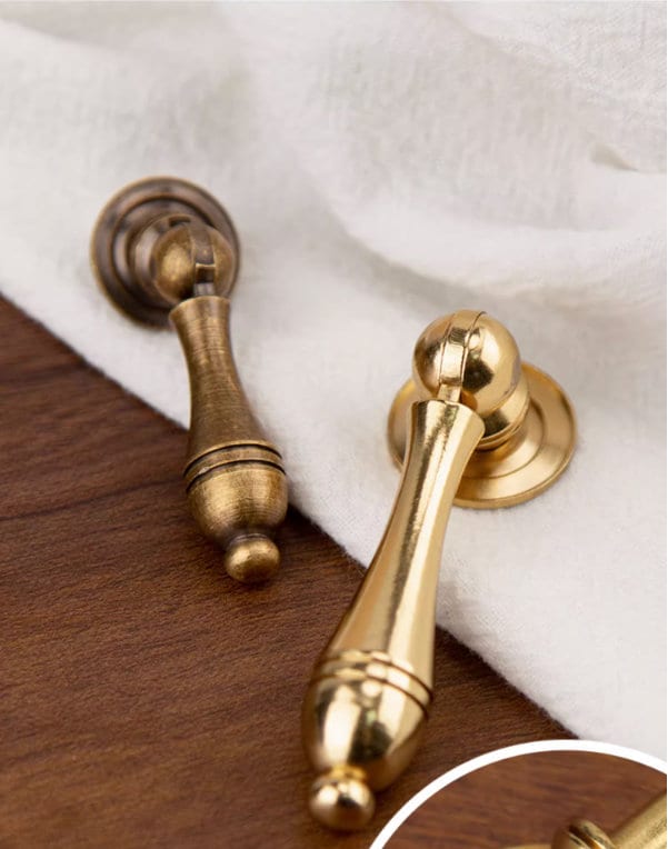 Vintage Bronze Handle knob DIY Pendant dresser pulls knob Drop Drawer Knobs Pulls Furniture knobs Wardrobe Cabinet Knobs Furniture hardware
