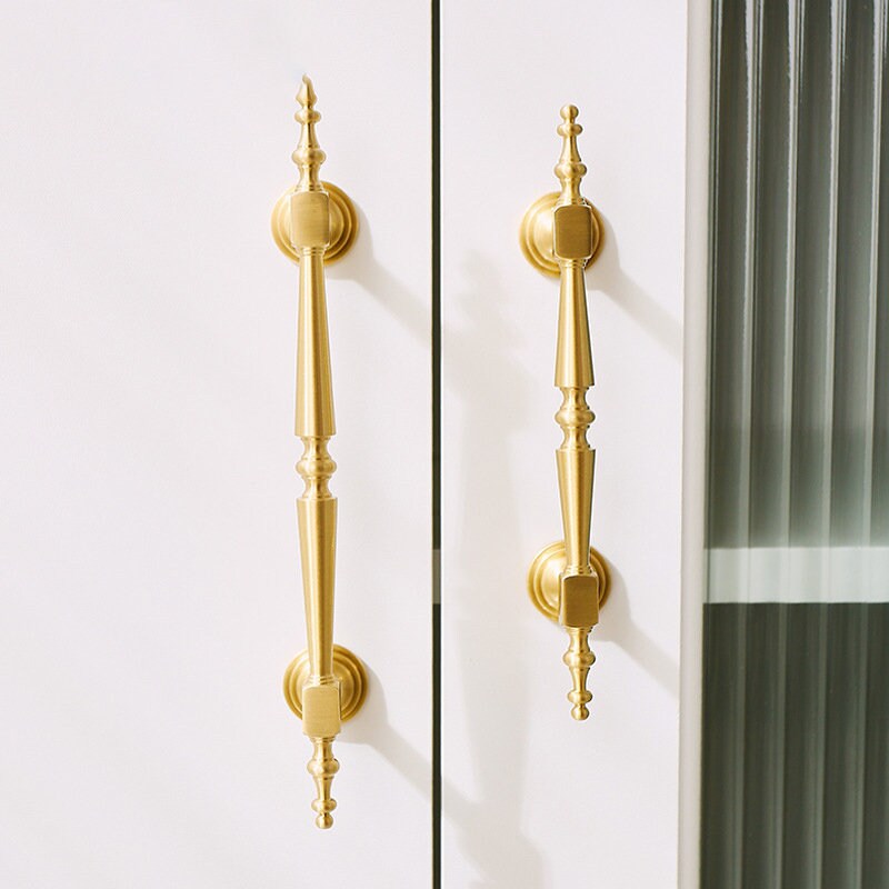Luxury brass Cabinet handles Knobs, Unique geometric Drawer Dresser pulls Knobs Wardrobe handle pull doorknob Furniture hardware