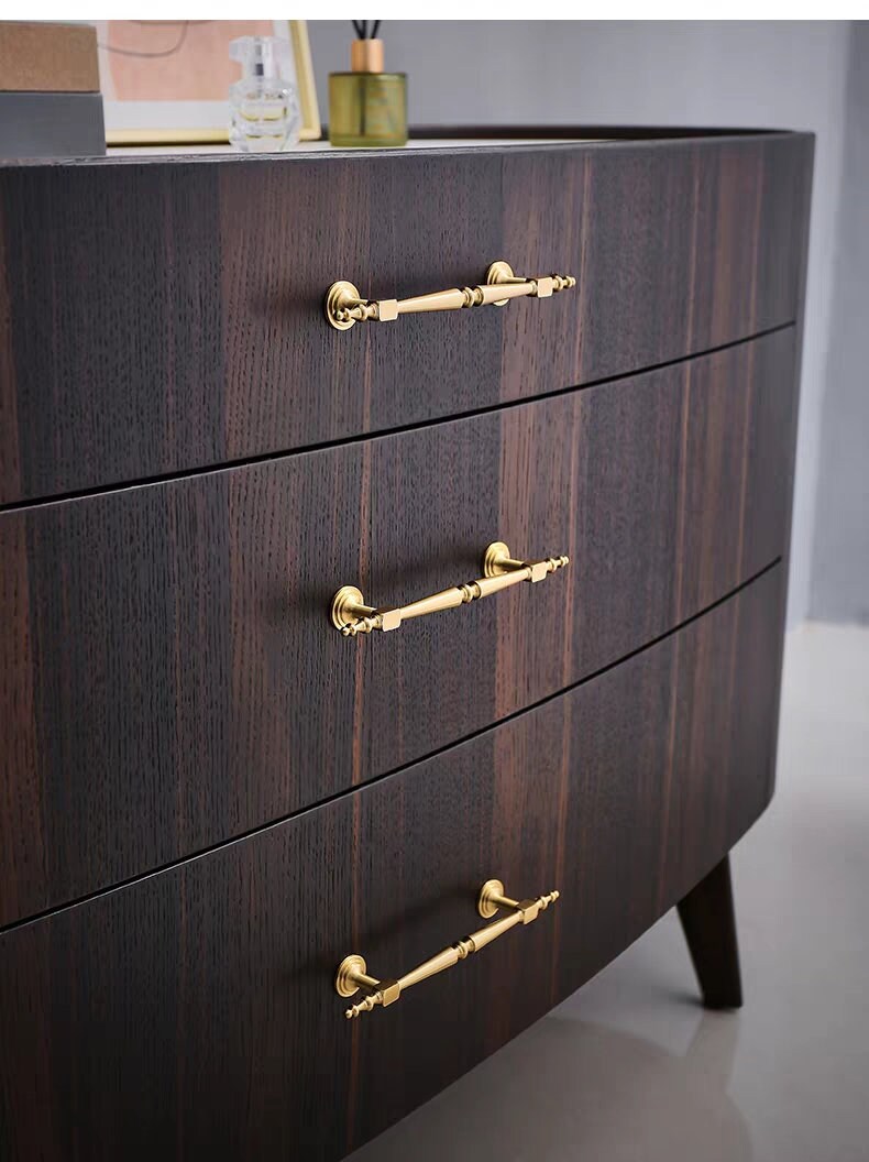 Luxury brass Cabinet handles Knobs, Unique geometric Drawer Dresser pulls Knobs Wardrobe handle pull doorknob Furniture hardware