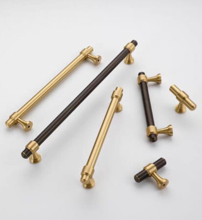 Bronze Drawer Pulls Handle knob, Gold Cabinet Dresser Pulls Knobs Handles, Closet Handle Wardrobe Knobs handle, Modern Furniture Hardware