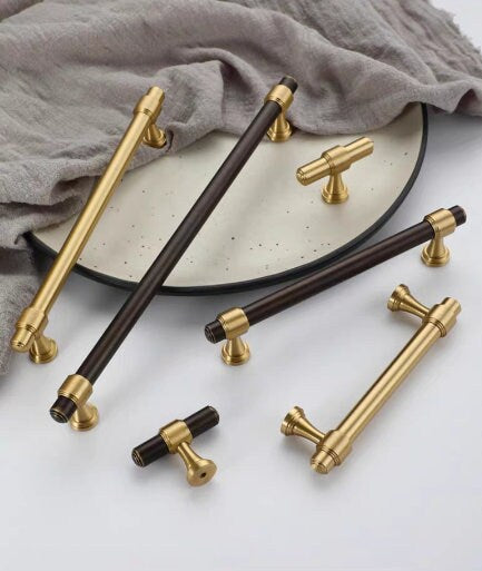Bronze Drawer Pulls Handle knob, Gold Cabinet Dresser Pulls Knobs Handles, Closet Handle Wardrobe Knobs handle, Modern Furniture Hardware