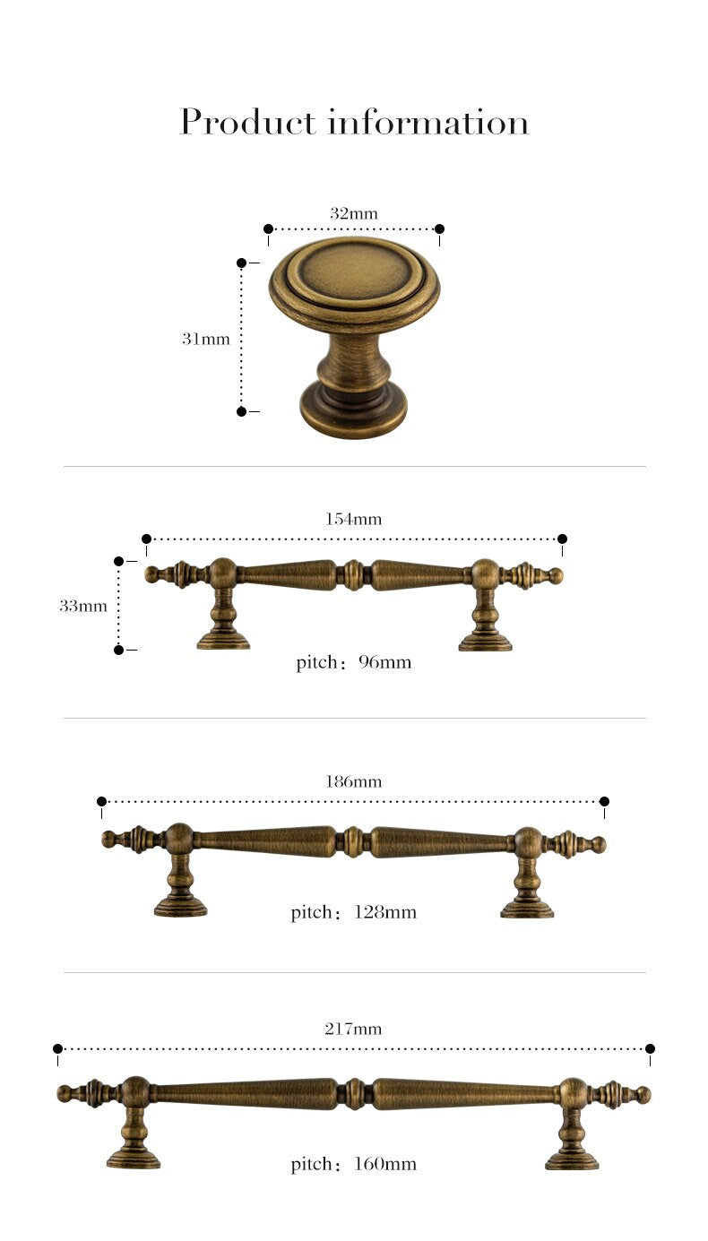 Aged textured Door Handles, Antique Brass Cabinet Handles Pull, Drawer Pulls Knobs Handles, Wardrobe Knobs handle pull, Cabinet Hardwares