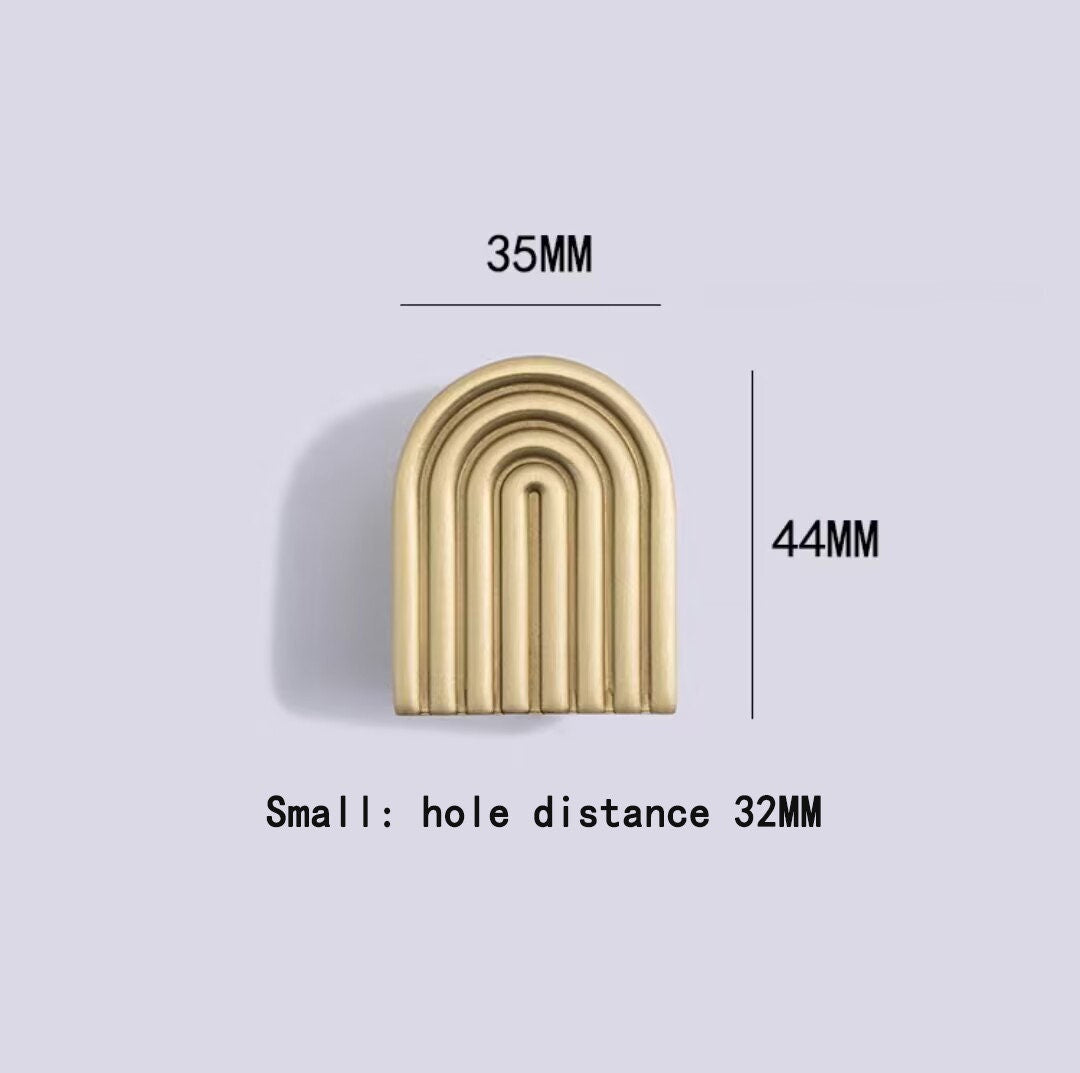 Modern Drawer Pulls Knobs Handles, Soild Brass boho rainbow Cabinet Pulls, Matte Dresser Knobs handle, Furniture Hardware, Home Improvement