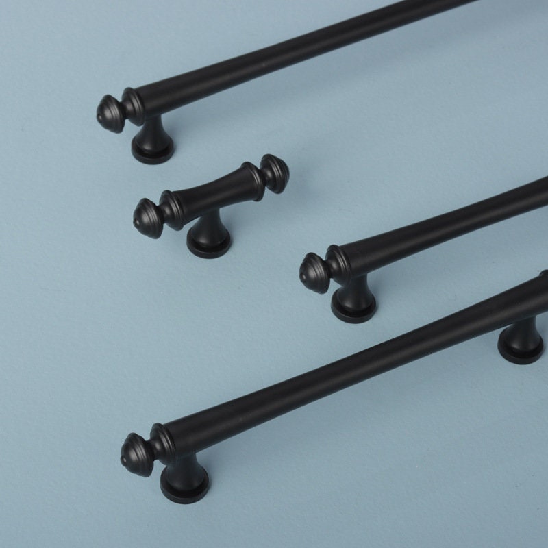 Minimalist Black Drawer pulls, Matte black Cabinet Pulls Handles Dresser Knobs Handles Wardrobe handle pull Kitchen pull Furniture hardware