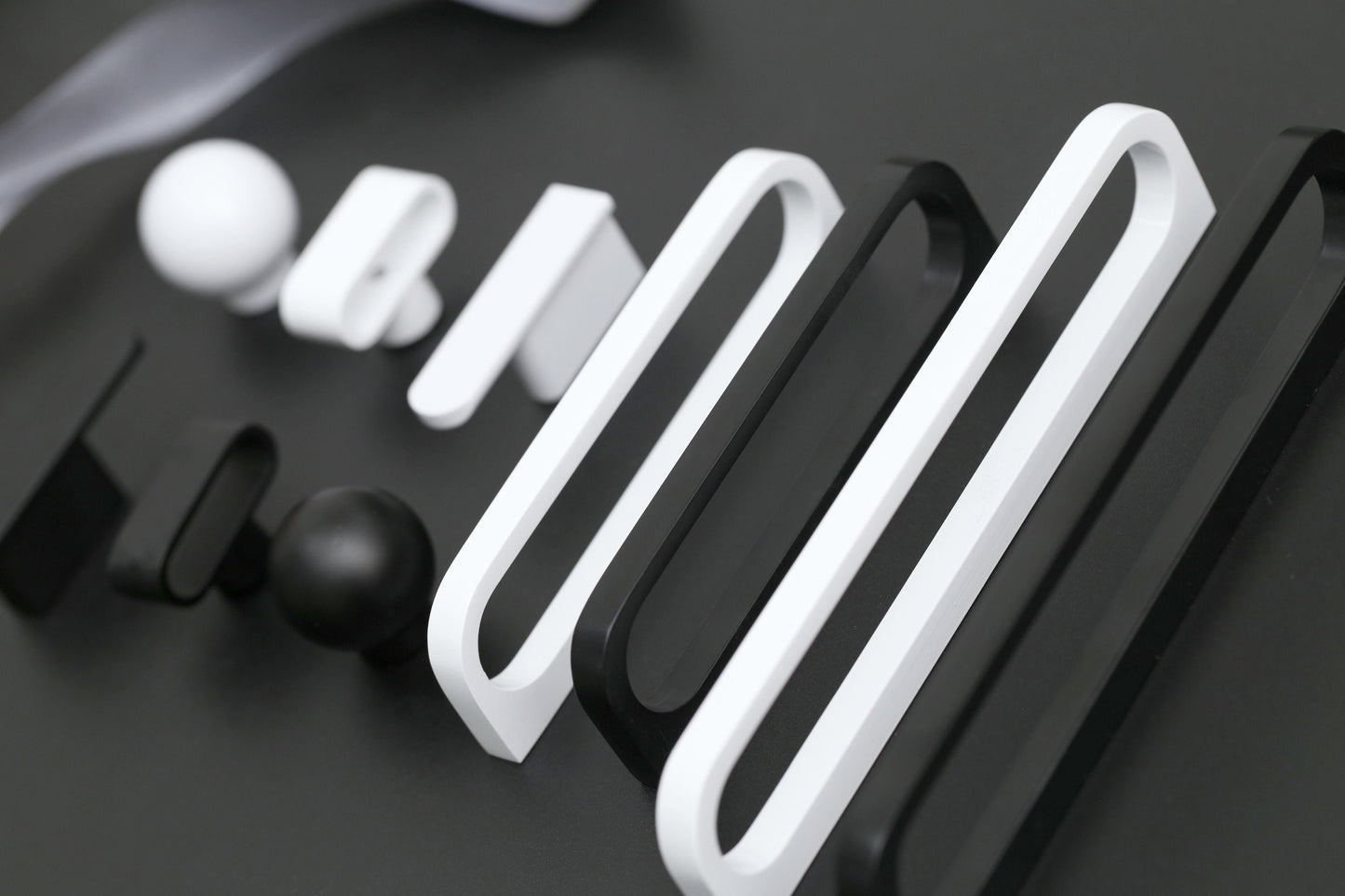 Black and White Drawer handle pulls, Dresser Knobs Handles, Cabinet Pulls Knobs, Wardrobe handle pull, Kitchen pull knob,Furniture hardware