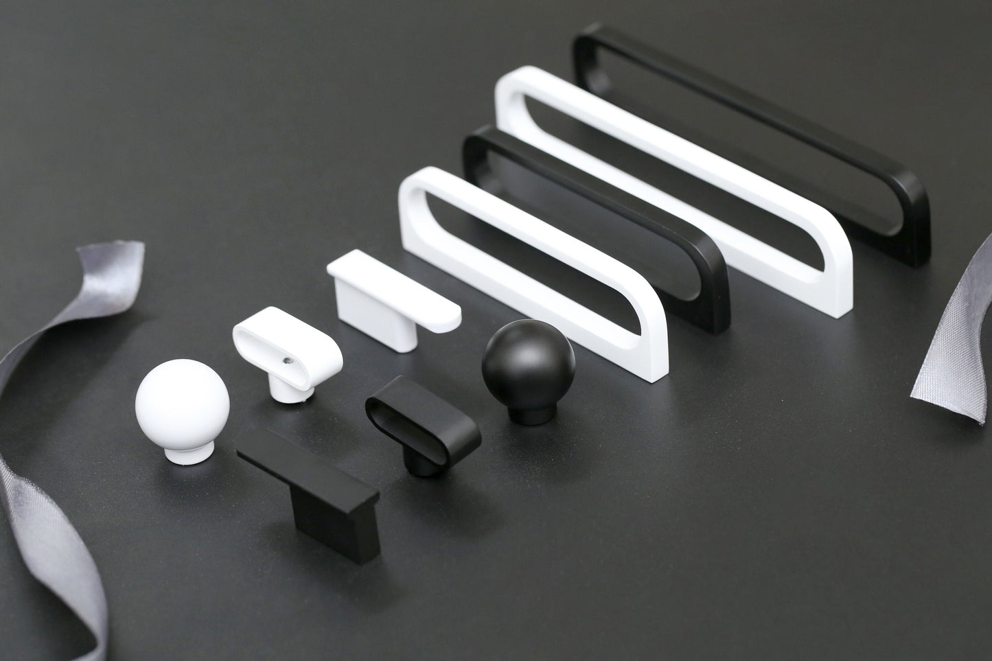 Black and White Drawer handle pulls, Dresser Knobs Handles, Cabinet Pulls Knobs, Wardrobe handle pull, Kitchen pull knob,Furniture hardware
