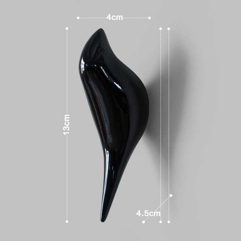 Imitation wood grain Wall Hooks, bird Decorative Hooks, Bag hook, Wall Hook Coat Hangers Rack, clothes hook, towel hook, kitchen hook