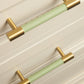 Brass Leather Cabinet Pulls, Drawer Pulls Knobs leather Handles, Solid Brass Dresser Knobs handle , modern Furniture Hardware