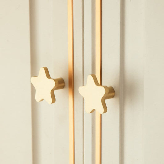 Brass star Knobs, nursery room knobs, twinkle twinkle Furniture knobs, diy drawer pulls , wardrobe Knob, Cabinet Knobs , furniture hardware