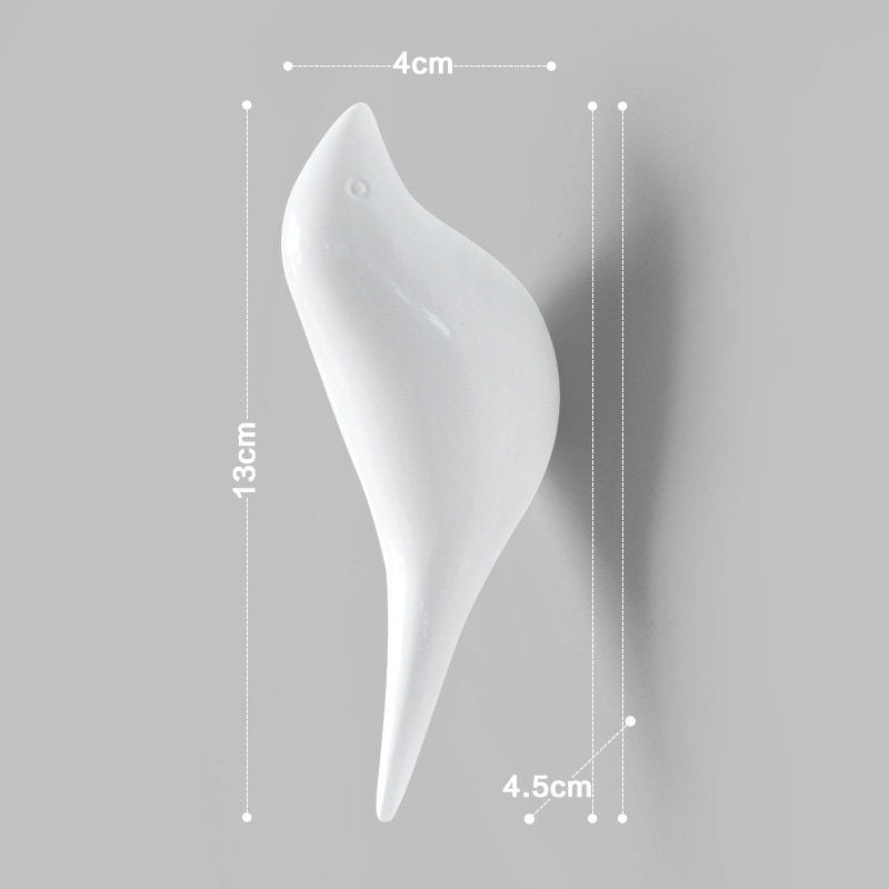 Modern minimalist Wall Hooks / bird Decorative Hooks / Wall Hook Coat Hangers Rack /Bird Hooks