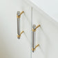 Silver minimalist Cabinet Pulls, modern Drawer Pulls Knobs Handles, stainless steel Dresser Knobs handle, modern Furniture Hardware
