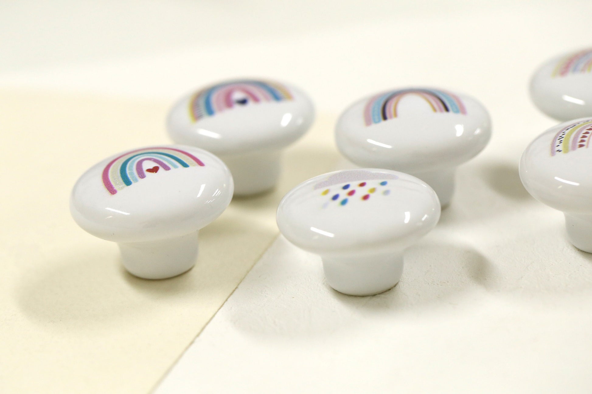 Rainbow nursery drawer Knobs kids room Cabinet Door Handles sun drawer Knobs and Pulls furniture Handles cabinet Hardware