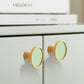 Brass Leather Cabinet Pulls, Drawer Pulls Knobs leather Handles, Solid Brass Dresser Knobs handle , modern Furniture Hardware