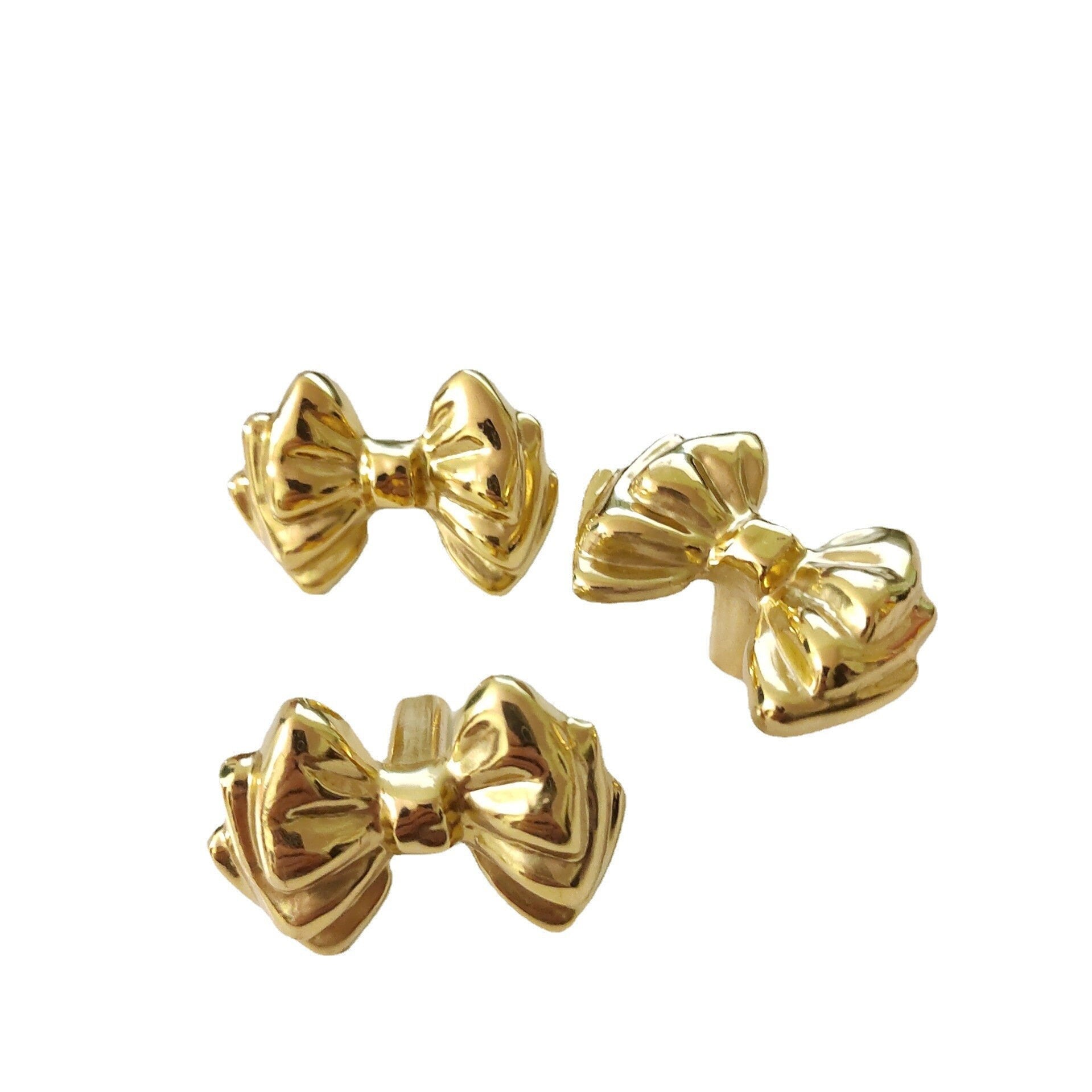 Bow Brass Knobs, Nursery drawer Knobs kids room Furniture knobs, diy drawer pulls , wardrobe Knob, Cabinet Knobs , furniture hardware