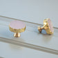 Crystal cabinet Knobs, boho dresser knobs, rose quartz diy drawer pulls , wardrobe Knob, Cabinet Knobs , furniture hardware