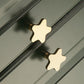 Brass star moon Knobs, nursery room knobs, twinkle Furniture knobs, Flower drawer pulls , wardrobe Knob, Cabinet Knobs, furniture hardware