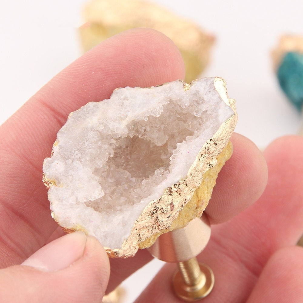 Natural Crystal Cabinet Knobs, drawer pull dresser knobs handle wardrobe Knob, Cabinet Knobs, furniture hardware
