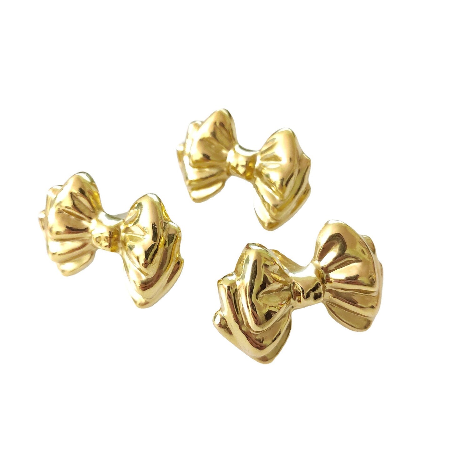 Bow Brass Knobs, Nursery drawer Knobs kids room Furniture knobs, diy drawer pulls , wardrobe Knob, Cabinet Knobs , furniture hardware