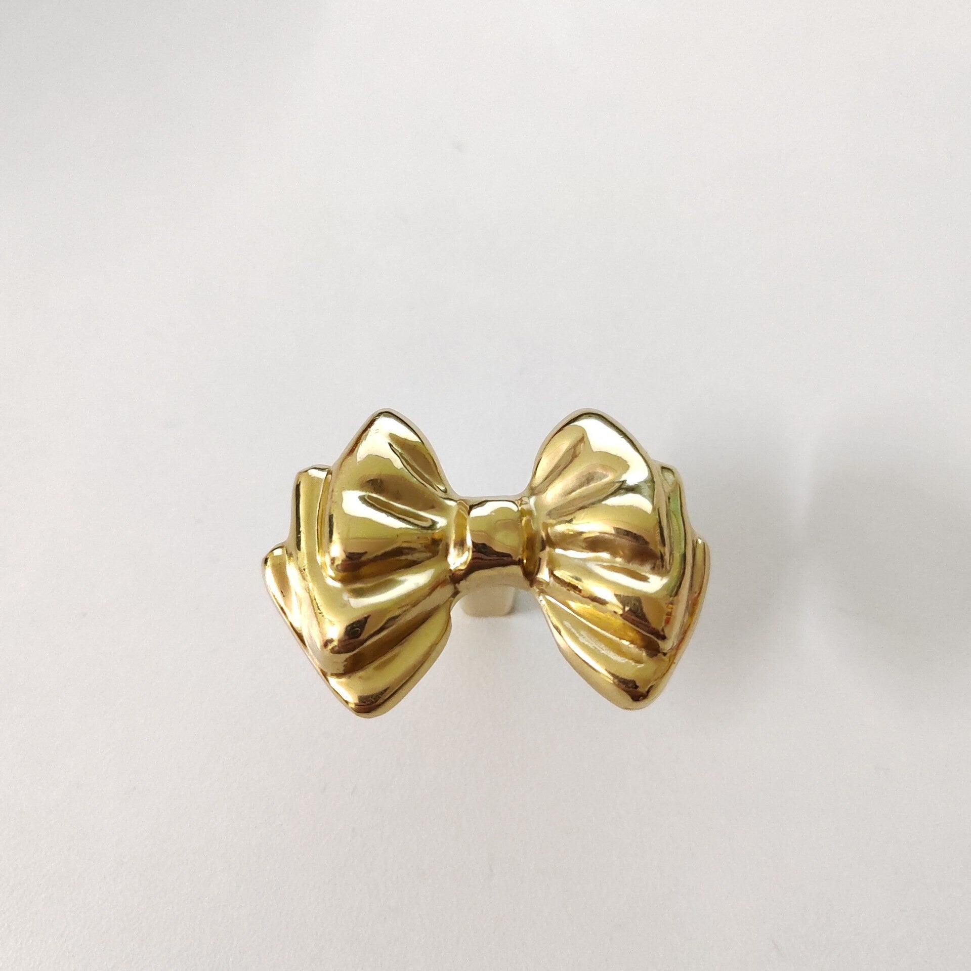 Bow Brass Knobs, Nursery drawer Knobs kids room Furniture knobs, diy drawer pulls , wardrobe Knob, Cabinet Knobs , furniture hardware