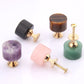 Ore Tiger Eye Crystal Knobs, White Crystal Dresser Knobs, diy drawer pulls , Wardrobe Handle, Cabinet Knobs, furniture hardware