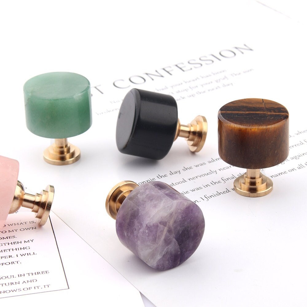 Ore Tiger Eye Crystal Knobs, White Crystal Dresser Knobs, diy drawer pulls , Wardrobe Handle, Cabinet Knobs, furniture hardware