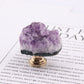 Natural Amethyst Drawer Knobs, White Crystal Dresser Knobs, diy drawer pulls , Wardrobe Handle, Cabinet Knobs, furniture hardware