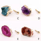 Natural Crystal Cabinet Knobs, drawer pull dresser knobs handle wardrobe Knob, Cabinet Knobs, furniture hardware