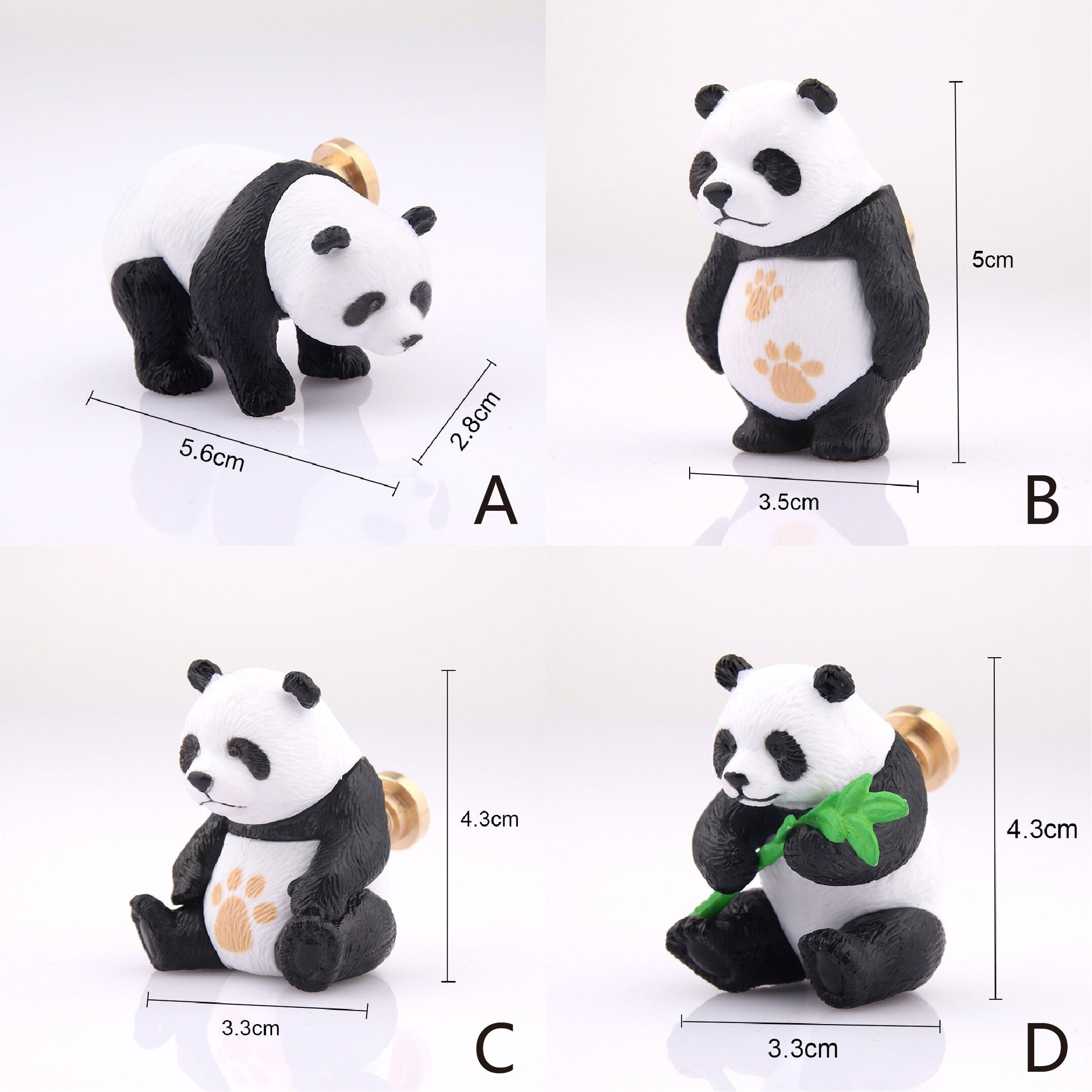 Panda Drawer knobs handles, Animal kids bedroom Knobs Cabinet Door Handles panda drawer Knobs and Pulls furniture Handles cabinet Hardware