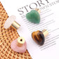 Nature Tiger Eye Single Knobs, Heart Shape Dresser Knobs, Rose quartz diy drawer pulls , Wardrobe Handle, Cabinet Knobs , furniture hardware