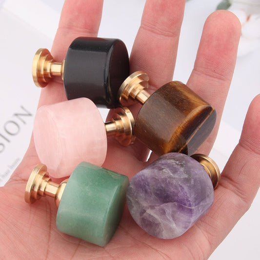 Ore Tiger Eye Crystal Knobs, White Crystal Dresser Knobs, diy drawer pulls , Wardrobe Handle, Cabinet Knobs, furniture hardware