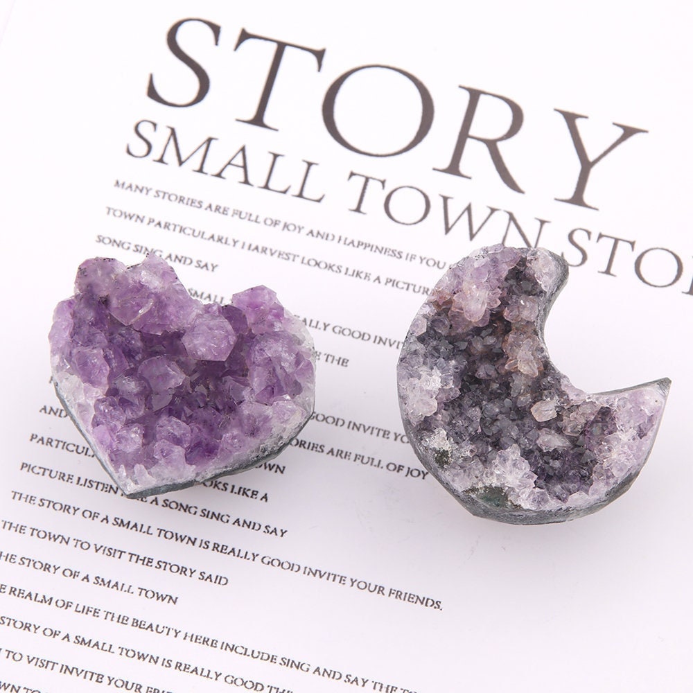purple crystal dresser knobs Purple Crystal Cabinet Knobs 6-Pack for Vanities