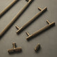 Antique Brass Knurled Cabinet Handles Pull, Satin Brass Door Handles, Drawer Pulls Knobs Handles, Dresser Knobs handle, Furniture Hardware