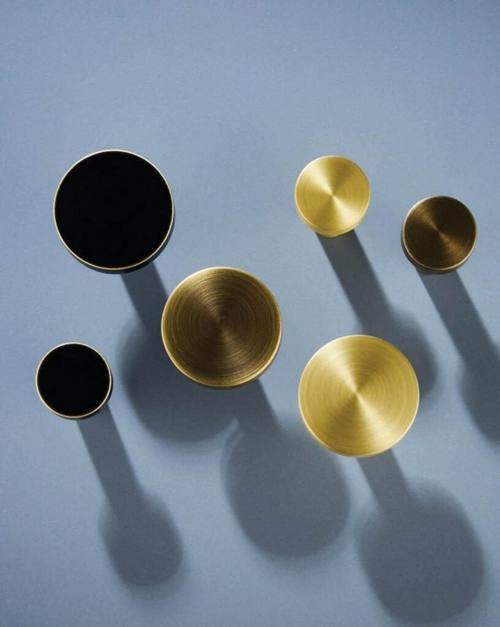 Soild Brass Cabinet Knob, Minimalist Drawer Pulls Knobs Handles, Gold Dresser round Knobs handle, modern Furniture Hardware