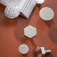 Silver Round Hexagon Drawer Knob/ Hammered Cabinet Pulls Knobs Handles, Dresser round Knobs handle, modern Furniture Hardware