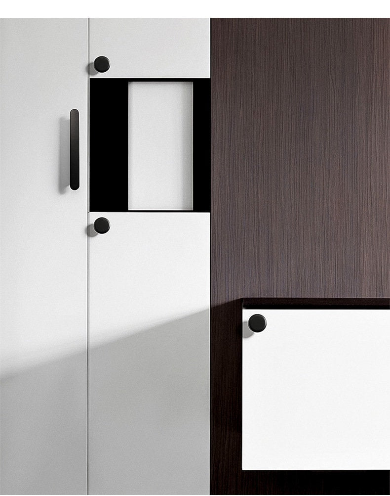 Matte black Drawer Cabinet Pulls Handle knob, Dresser Pulls Knobs Handles, Kitchen Handle Wardrobe Kitchen handle Modern Furniture Hardware