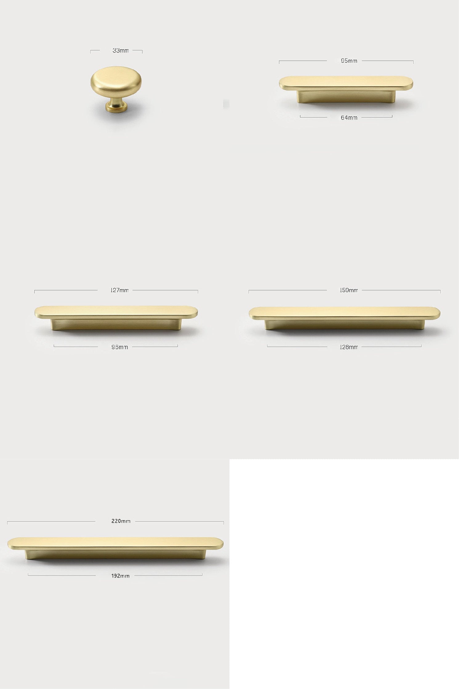 Brushed gold Cabinet Drawer Pulls Handle knob QubicHomeware Brushed gold Cabinet Drawer Pulls Handle knob QubicHomeware