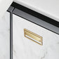 Matte black Invisible rectangle handle pulls, Invisible Drawer Handle Pull, drop dresser handle knob Cabinet Knobs handle Furniture Hardware