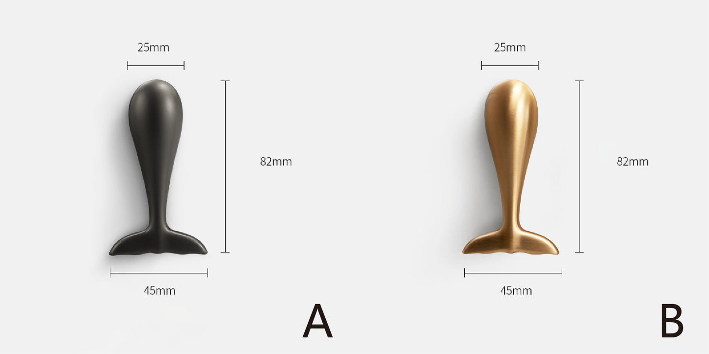 Champagne Golden Whale drawer handles knob, Animal Cabinet Knobs, bedroom Door Handles dresser Knobs Pulls, Kitchen Handles cabinet Hardware
