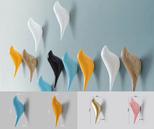 Modern minimalist Wall Hooks / bird Decorative Hooks / Wall Hook Coat Hangers Rack /Bird Hooks